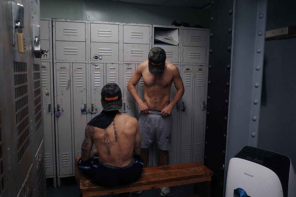 Sniffies Spring 2025 merchandise collection custom gym hang out photo shoot