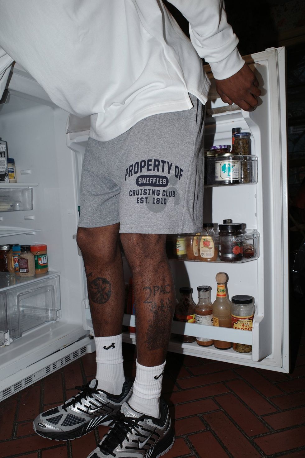 Sniffies Spring 2025 merchandise collection custom gym hang out photo shoot