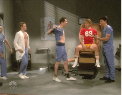 snl gay porn doctor gif