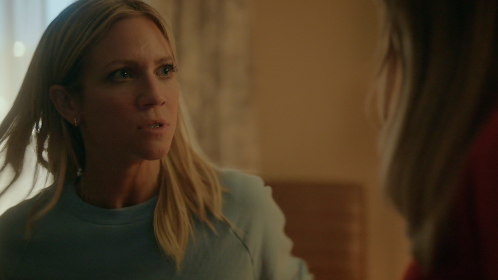 Sophie O'Neil was just slapped by Margo Banks and is angry, The Hunting Wives