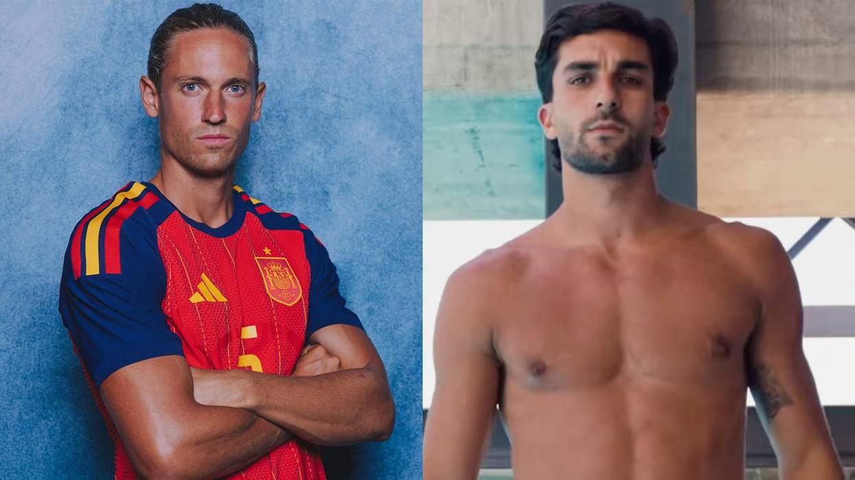 Spanish football stars Marcos Llorente and Ferran Torres.