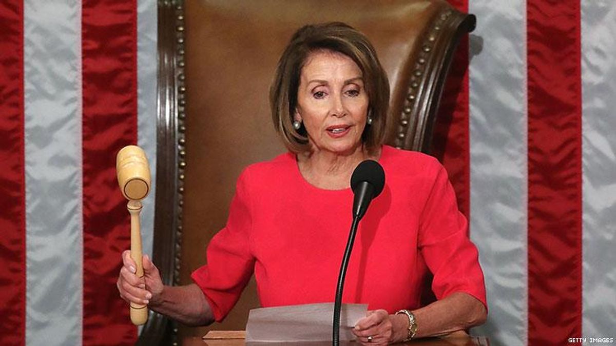 Speaker of the House Nancy Pelosi promises to pass Equality Act to protect LGBTQ people.