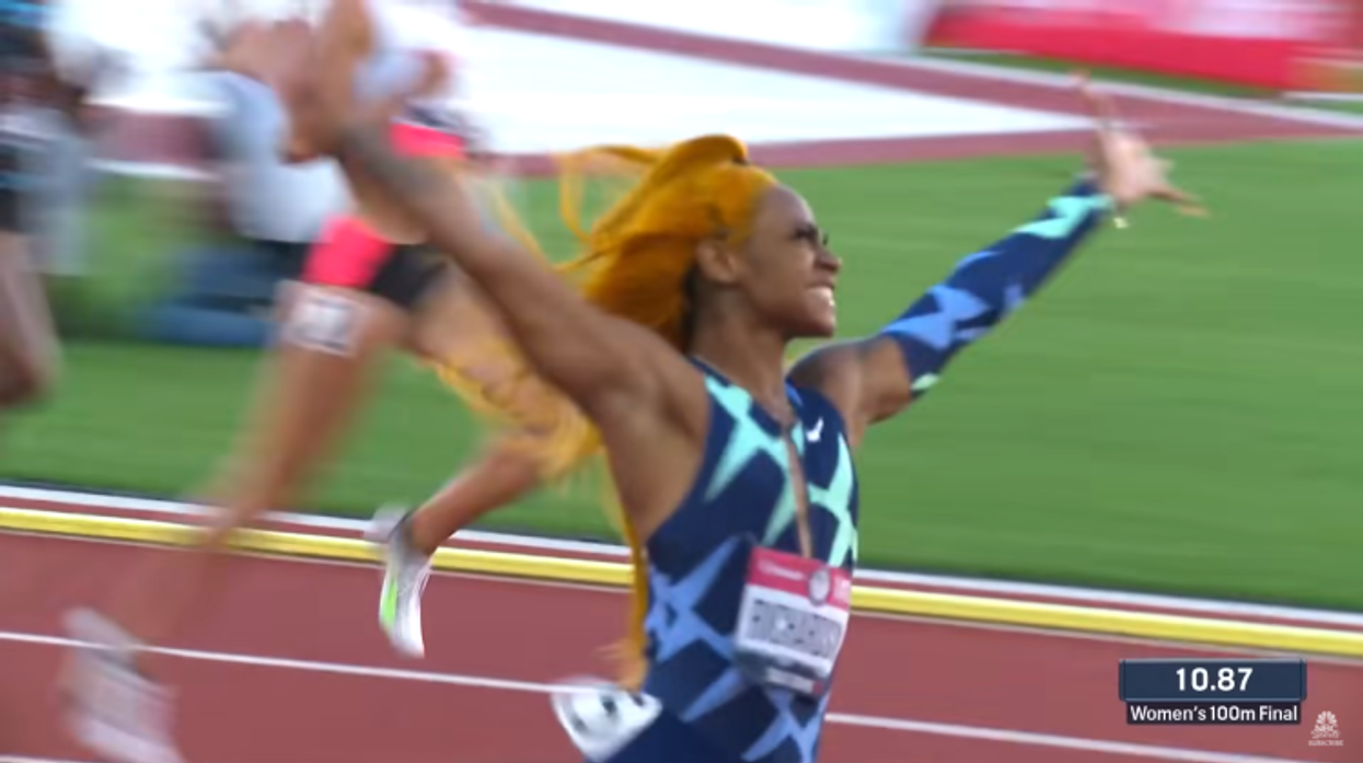 Sprinter Sha’Carri Richarson Thanks Girlfriend for Hair Color Choice
