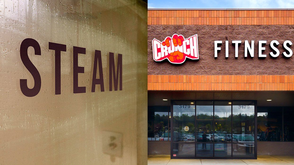 steam room door crunch fitness gym workout location