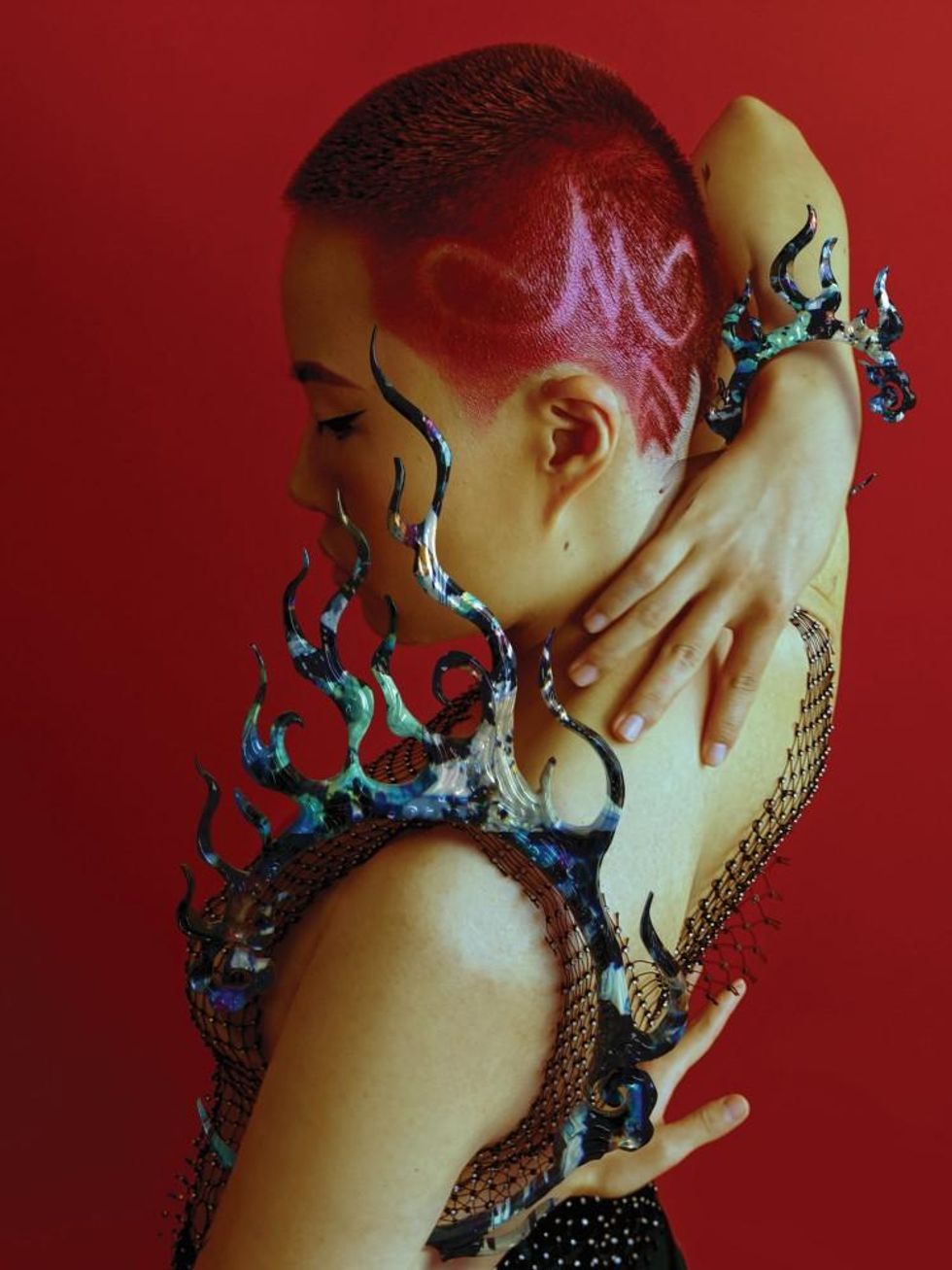 Stella Deng models for Andrew Thomas Huang