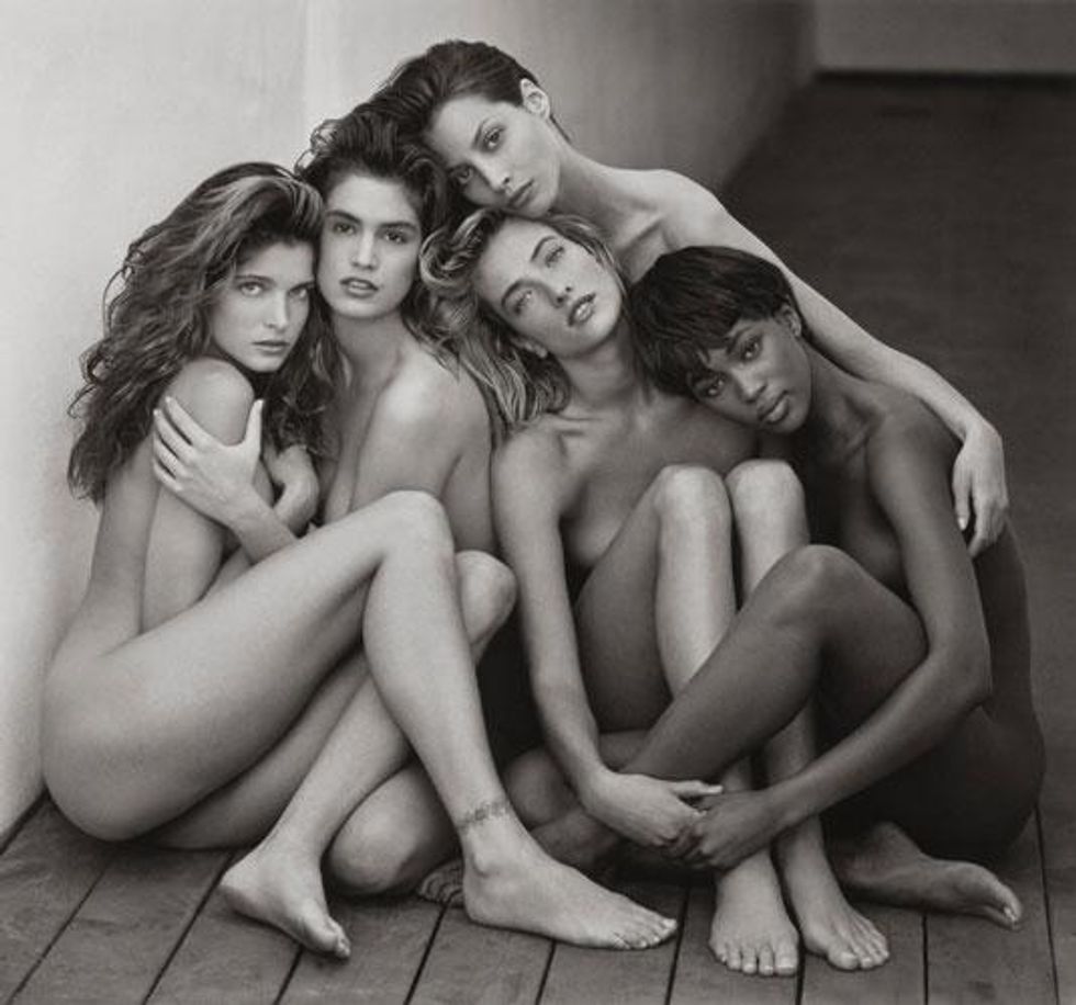 'Stephanie, Cindy, Christy, Tatjana, Naomi, Hollywood,' 1989