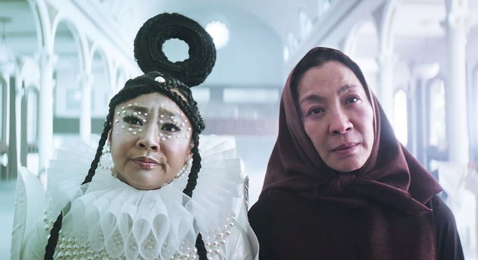 Stephanie Hsu and Michelle Yeoh in Everything Everywhere All At Once