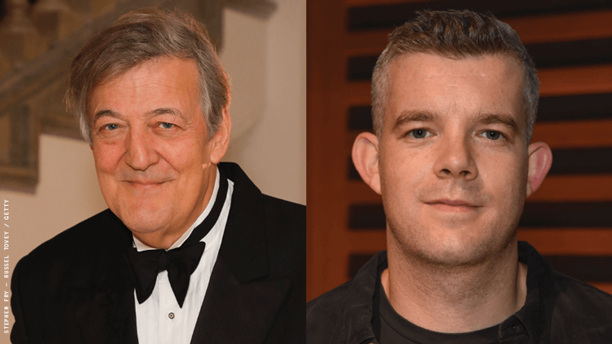Stephen Fry and Russell Tovey