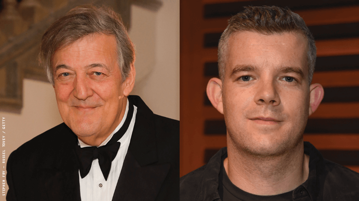 Stephen Fry and Russell Tovey