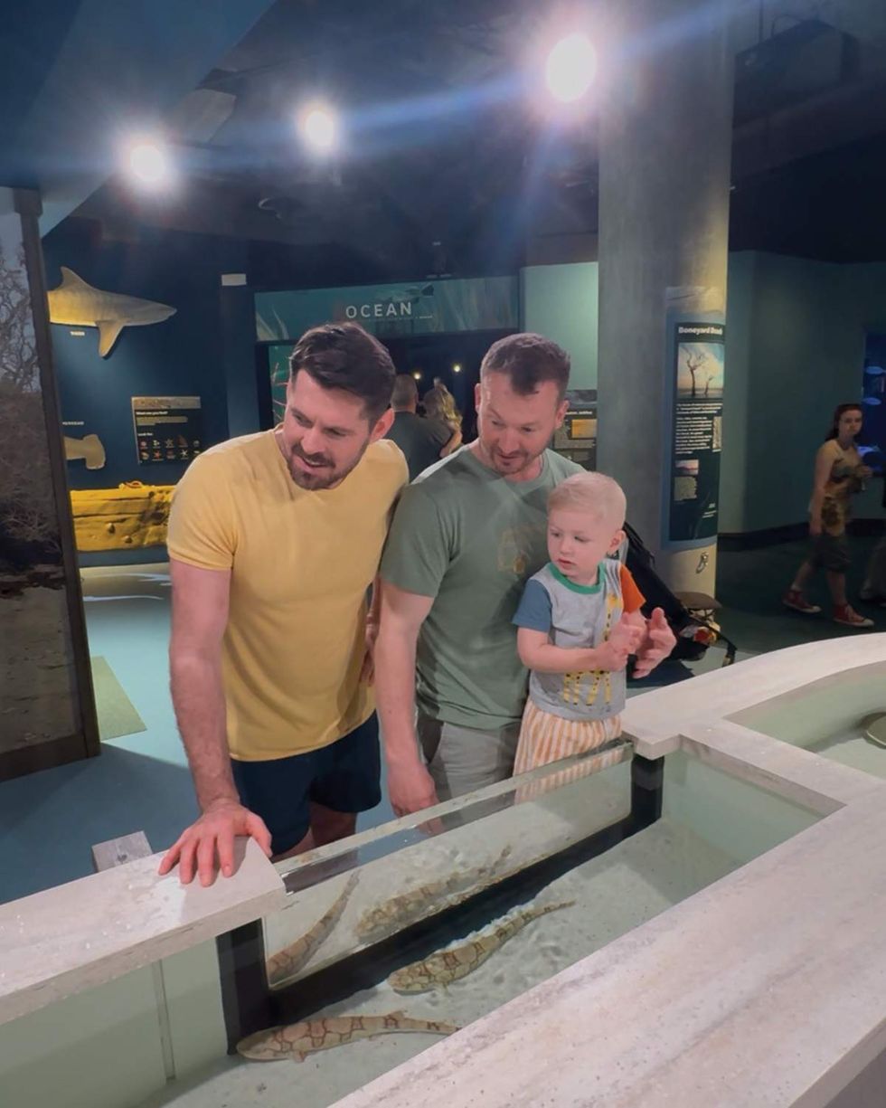 Stephen, PJ and Theo learn about sharks