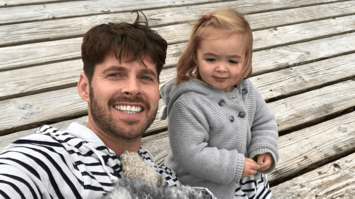 Stephen Walker and his niece