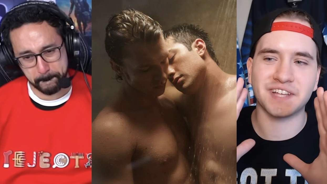 Straight male YouTubers reacting to 'Heated Rivalry.'