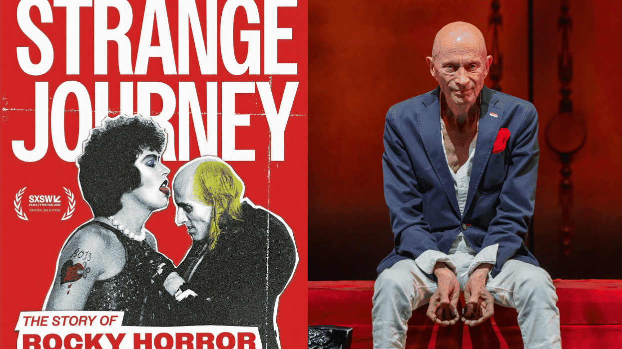 Strange Journey poster art and Rocky Horror creator Richard O'Brien