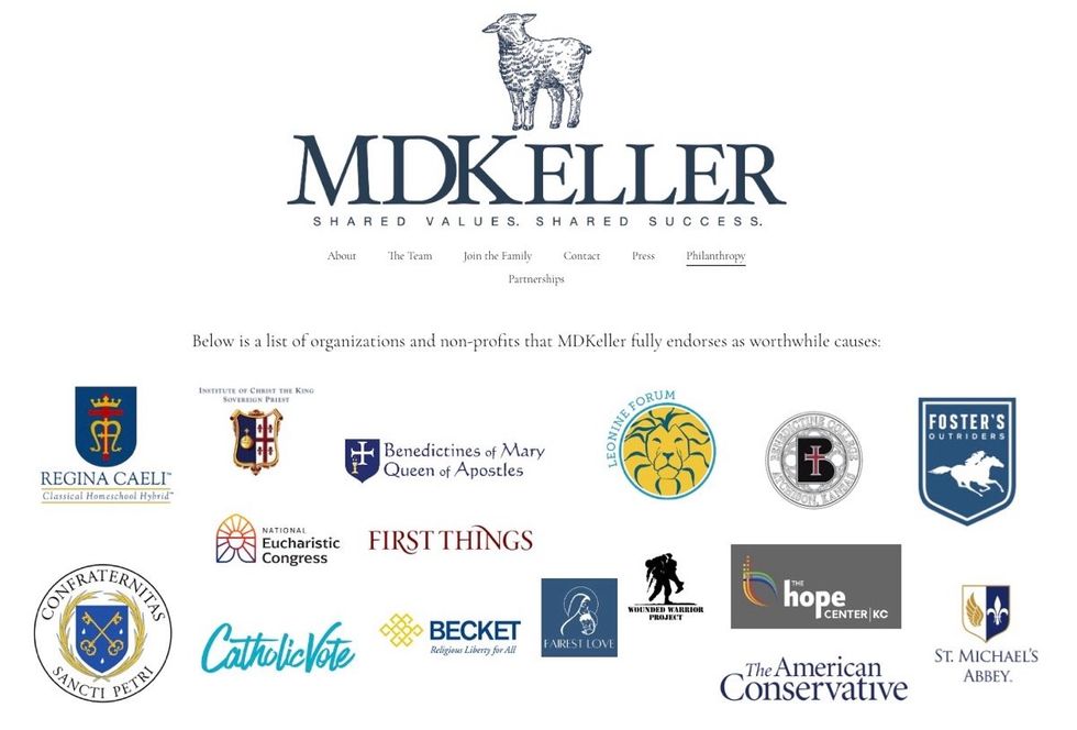 Supported organizations on MDKeller.com\u200b