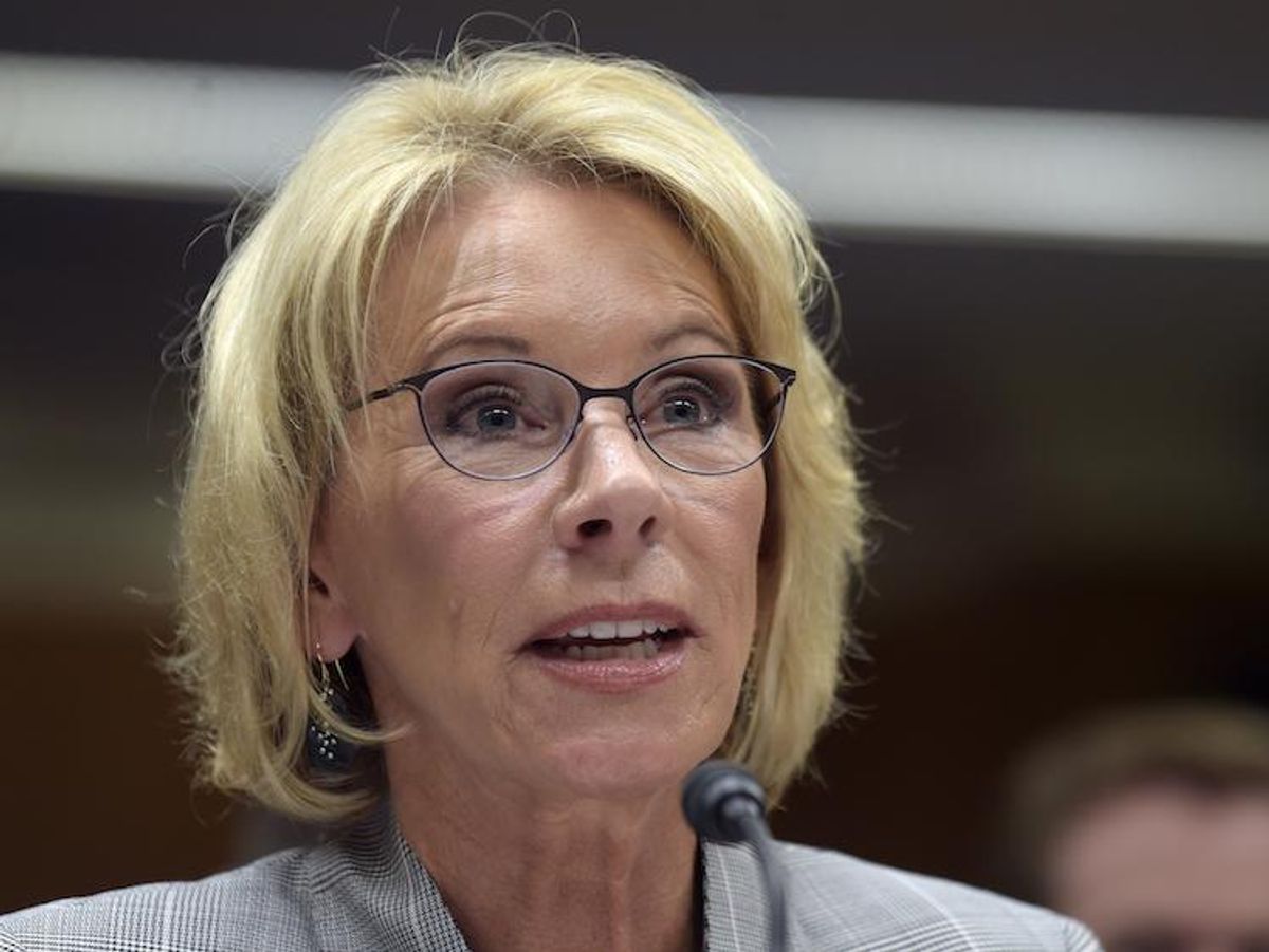 Betsy DeVos Won't Commit to Banning LGBTQ Discrimination in Private Schools