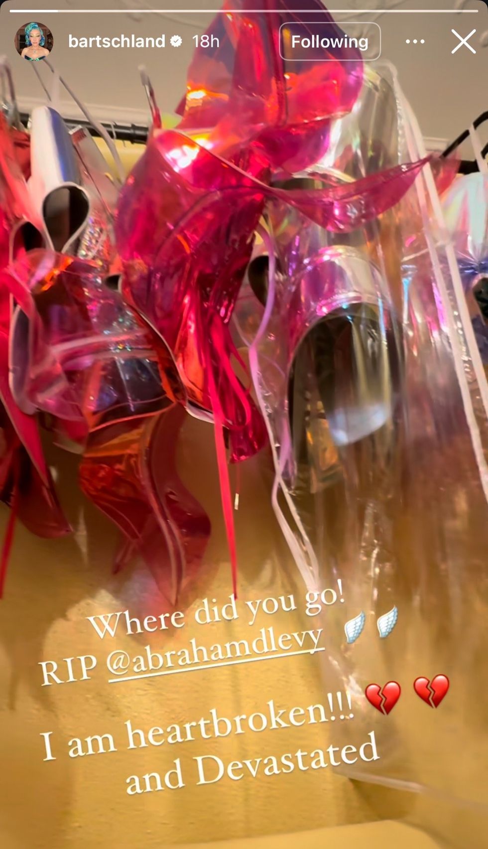 Susanne Bartsch via Instagram story