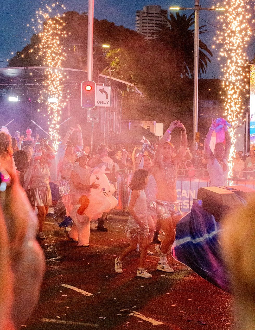 Sydney Australia LGBTQ Mardi Gras parade public celebration 2025