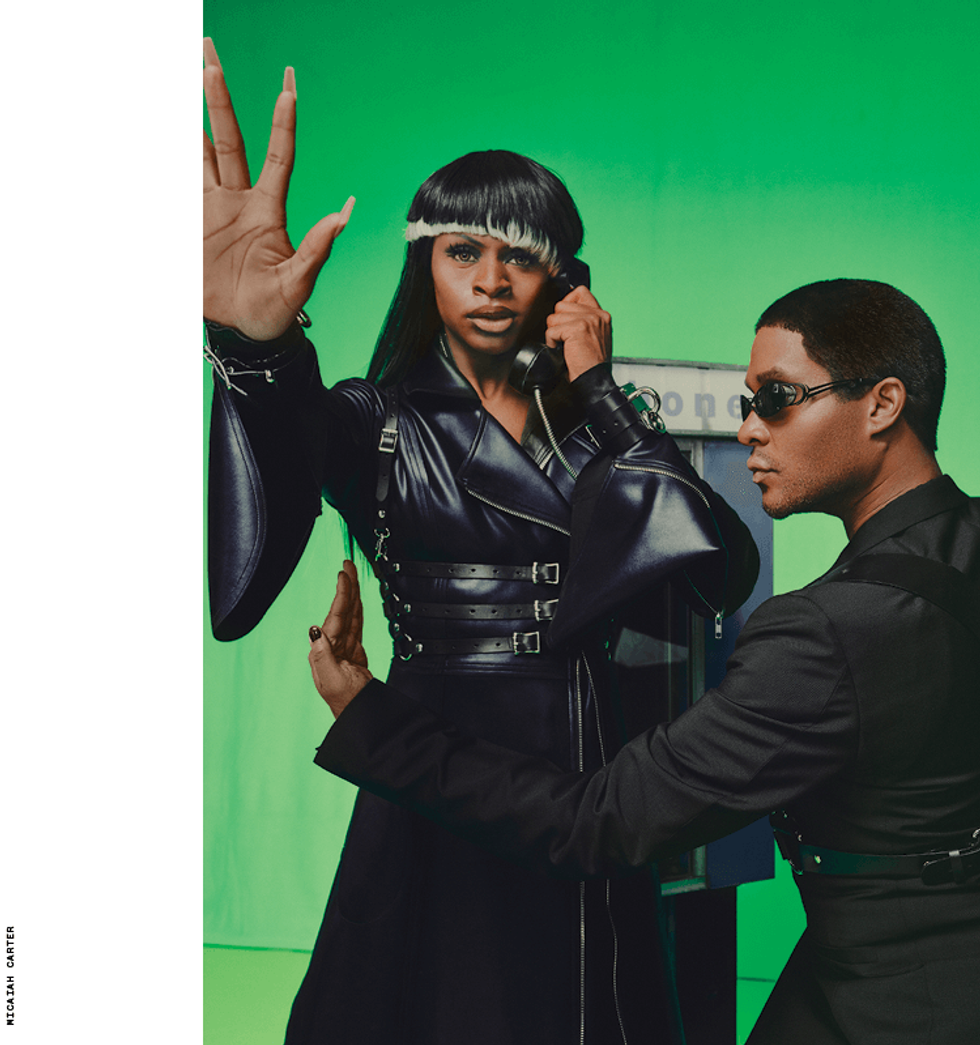 Symone and Law Roach