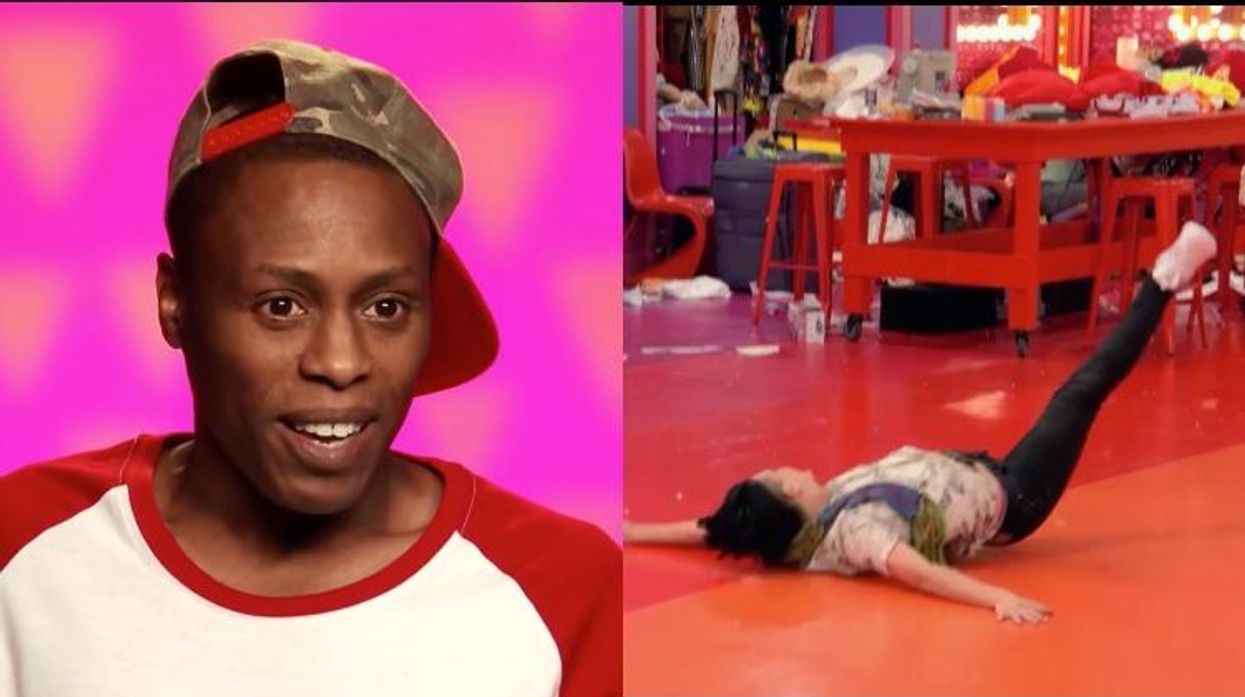 Tamisha Iman from Drag Race ballroom clip.