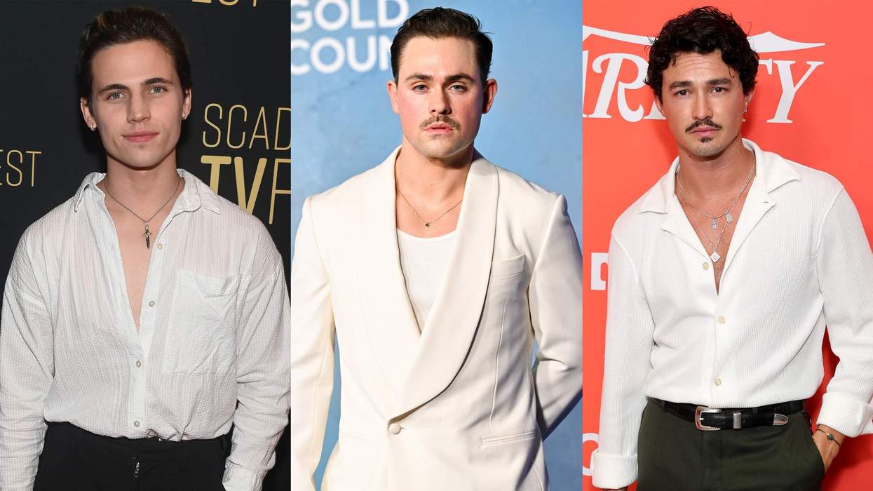 Tanner Buchanan, Dacre Montgomery, and Gavin Leatherwood.