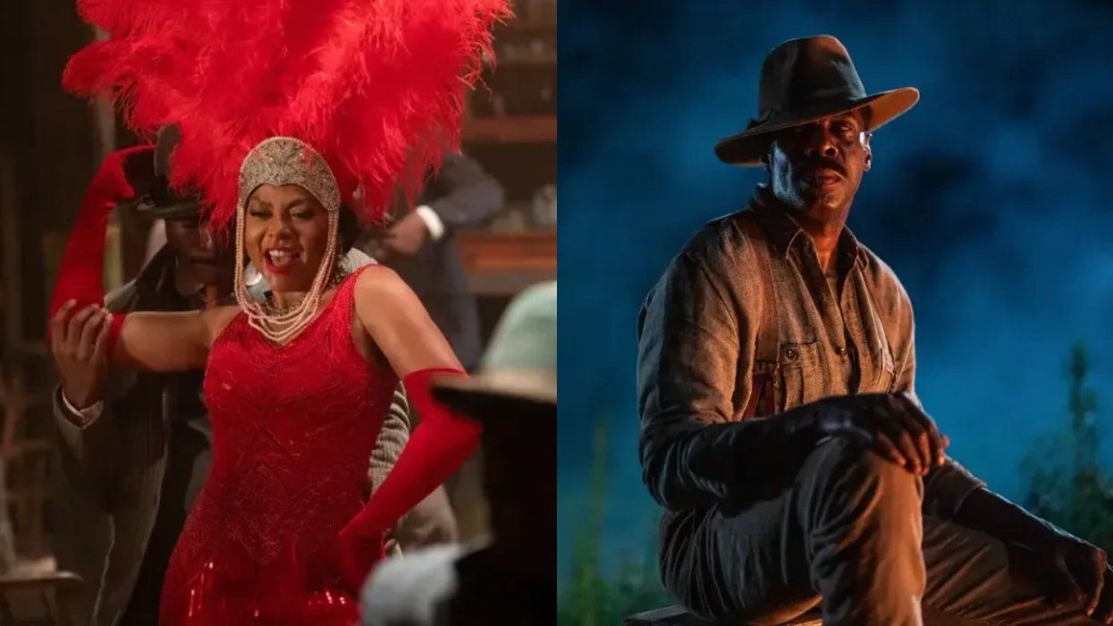 Taraji P. Henson as Shug Avery (L) and Colman Domingo as Mister (R) in 'The Color Purple.'