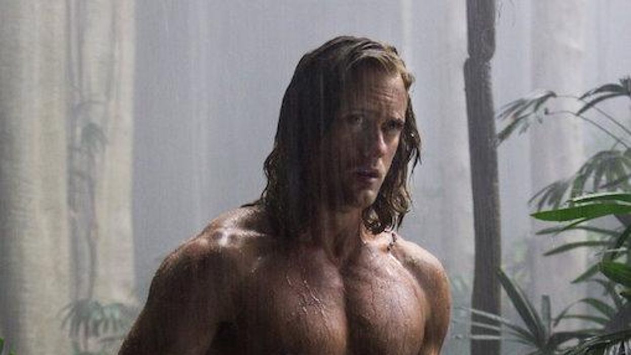 Tarzan Alexander Sarsgard workout