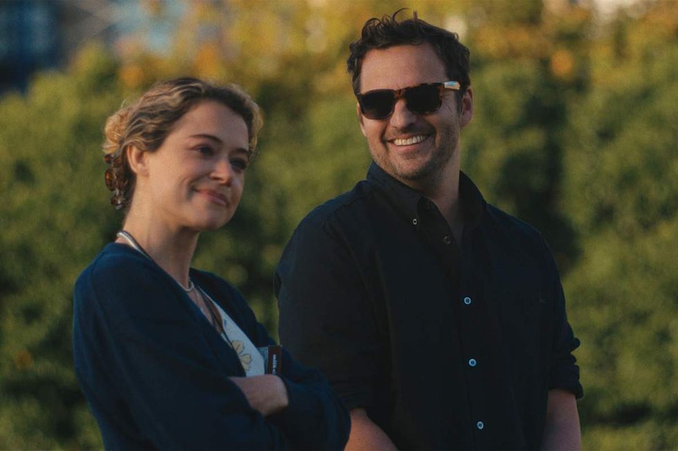 Tatiana Maslany and Jake Johnson in Maximum Pleasure Guaranteed, now streaming on Apple TV.