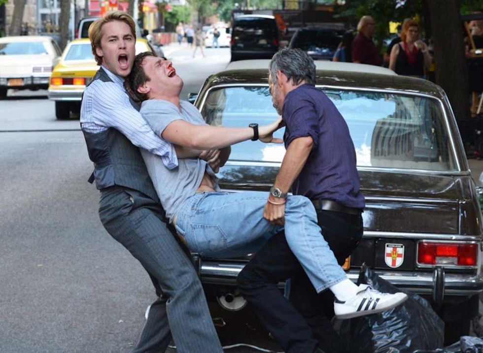 Taylor Kitsch and Jonathan Groff in \u200bThe Normal Heart