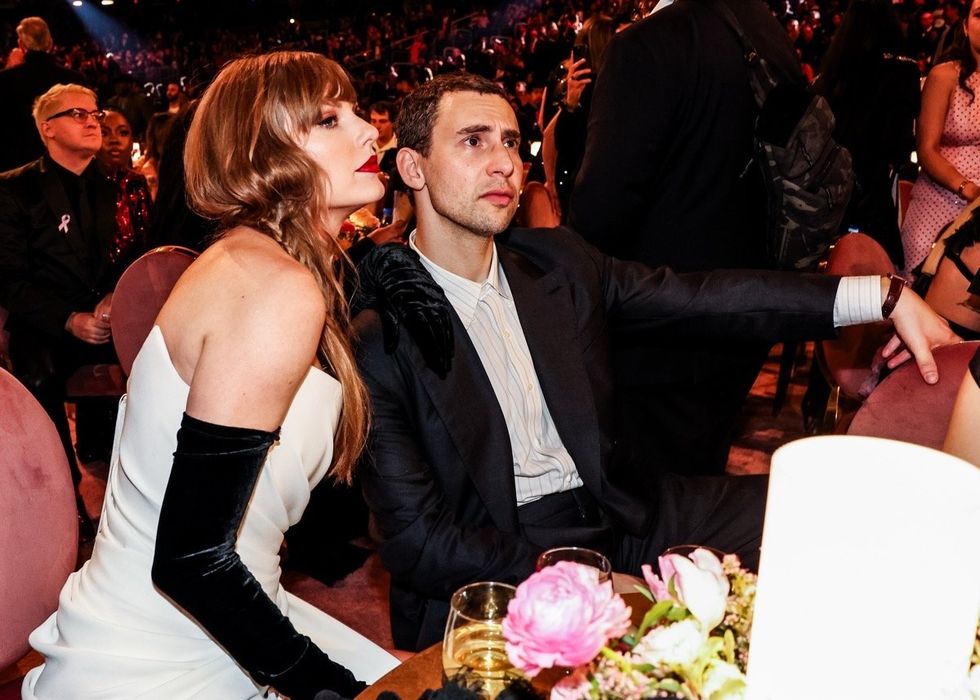 Taylor Swift and Jack Antonoff at the Grammy Awards