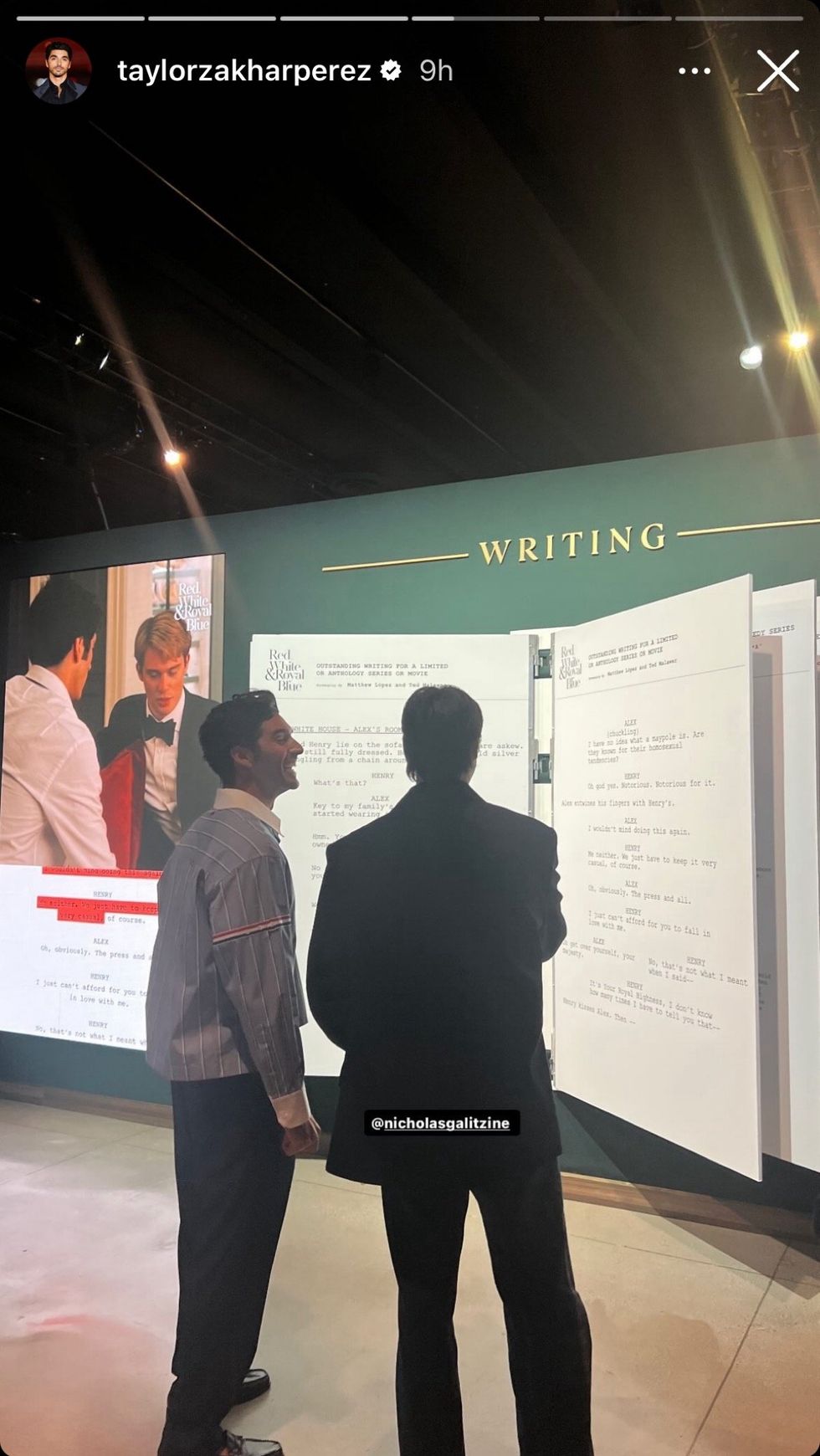 Taylor Zakhar-Perez and Nicholas Galitzine via Instagram