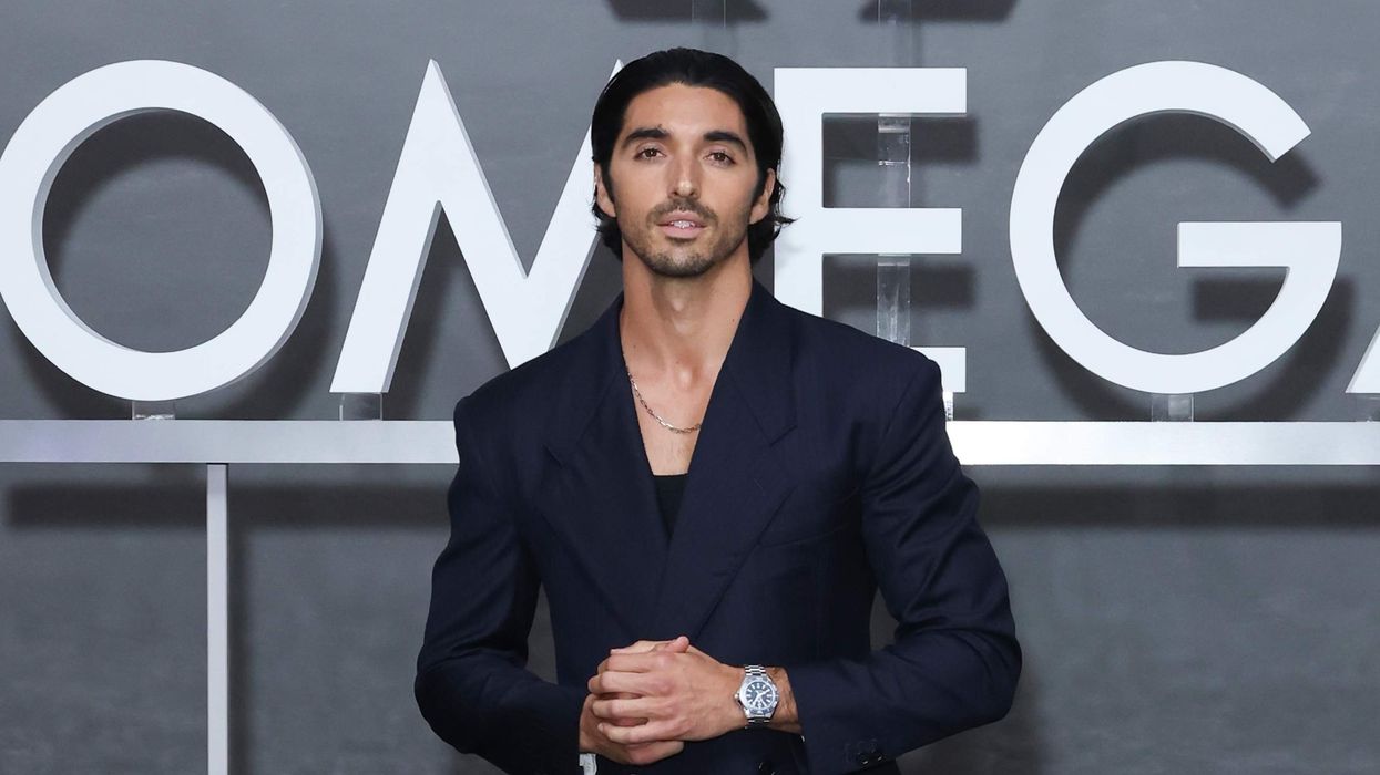 Taylor Zakhar Perez attends OMEGA Exclusive Planet Ocean Event at Faena Forum.