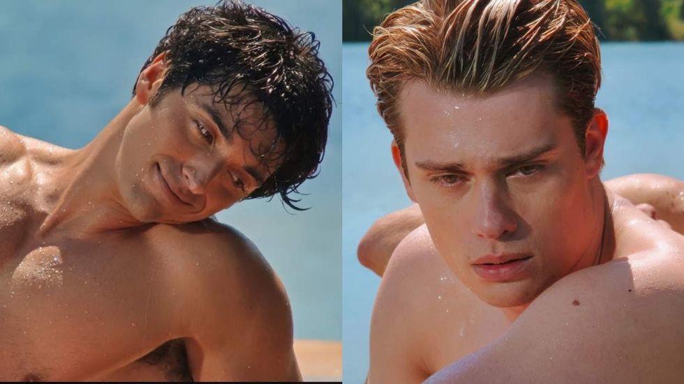 Taylor Zakhar Perez; Nicholas Galitzine in Red, White & Royal Blue