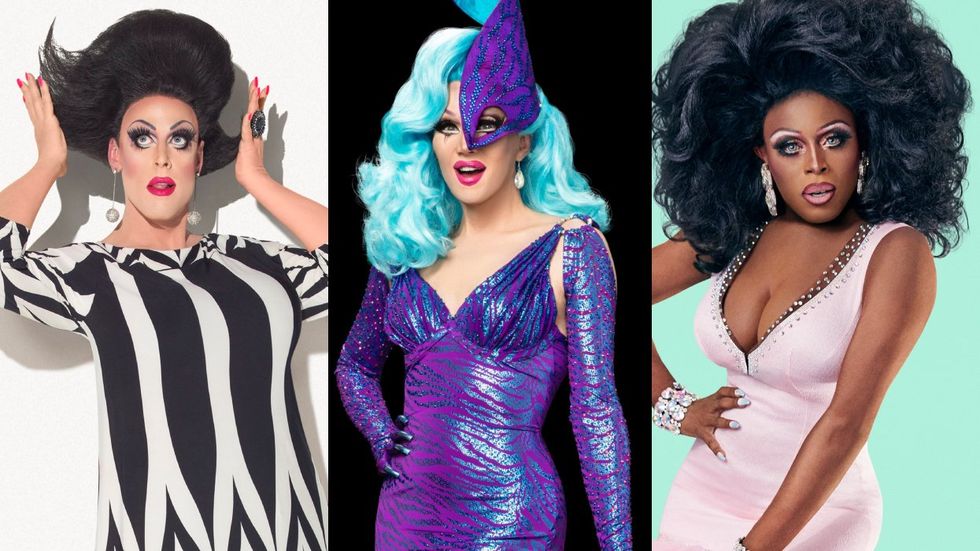 Tempest DuJour; Charlie Hides; Tamisha Iman on RuPaul's Drag Race