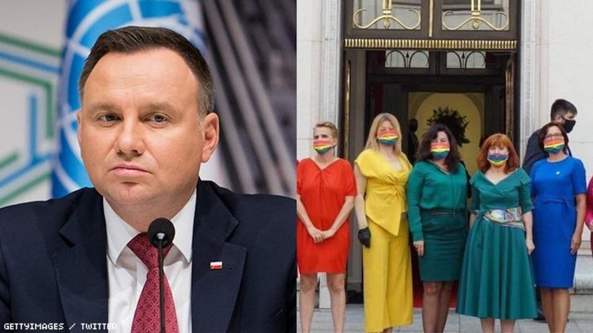 Terrified Queers Flee, Politicians Protest Polish President's Homophobia