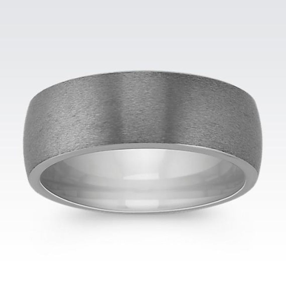 Textured Titanium Ring