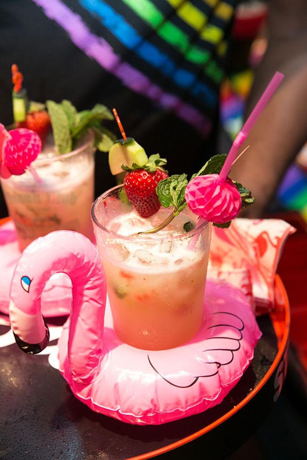 The "Attempting to Find Out if Charlotte's BF is Gay" Look