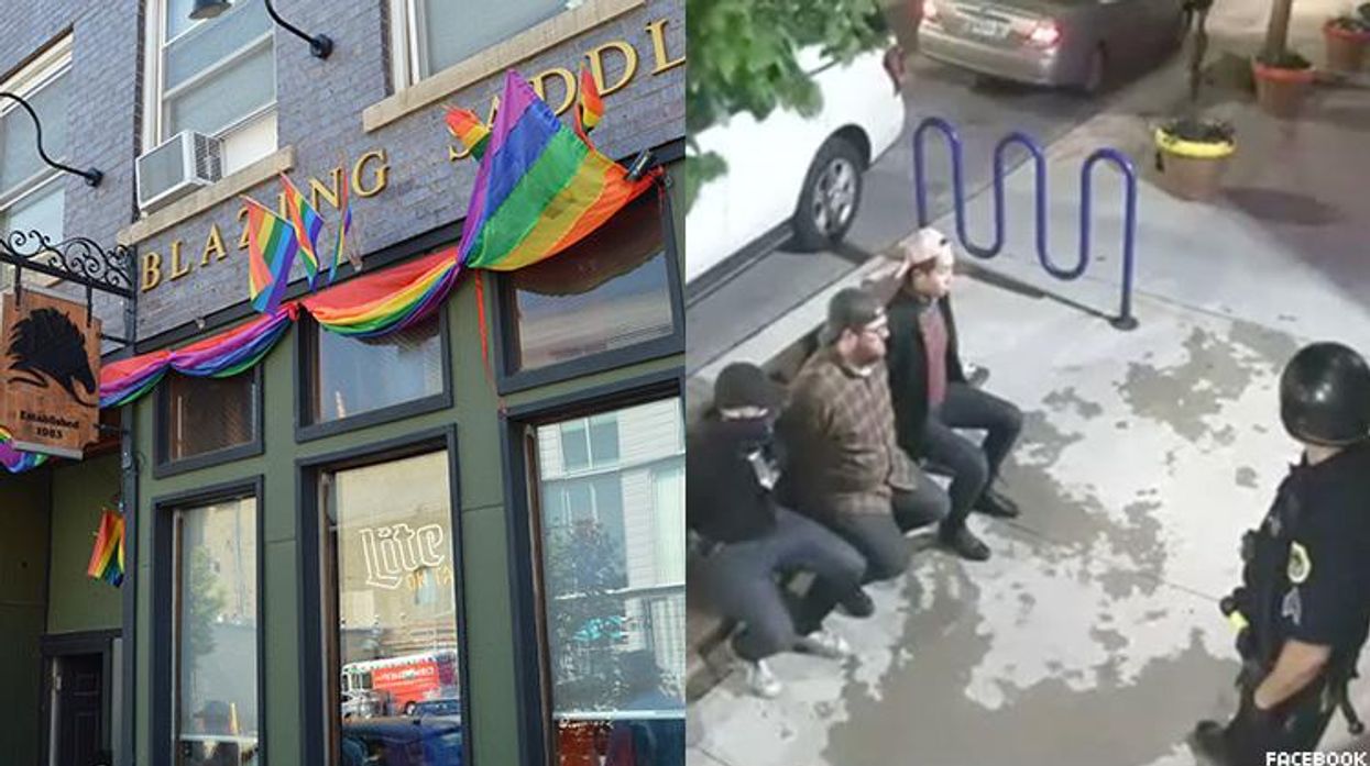 The Blazing Saddle bar