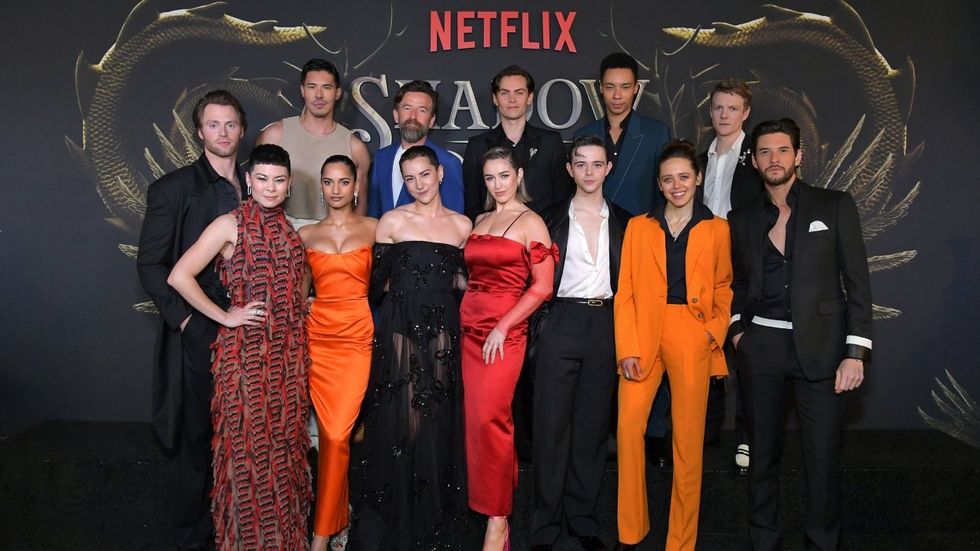 The cast of Netflix's 'Shadow & Bone' at the red carpet premiere for Season 2.