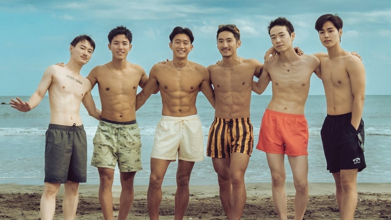 The cast of Netflix's 'The Boyfriend' at the beach