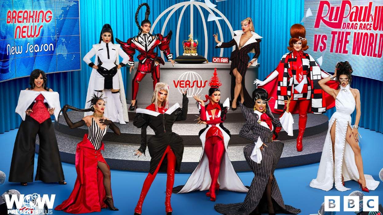 The cast of queens competing on RuPaul's Drag Race UK vs the World season 3