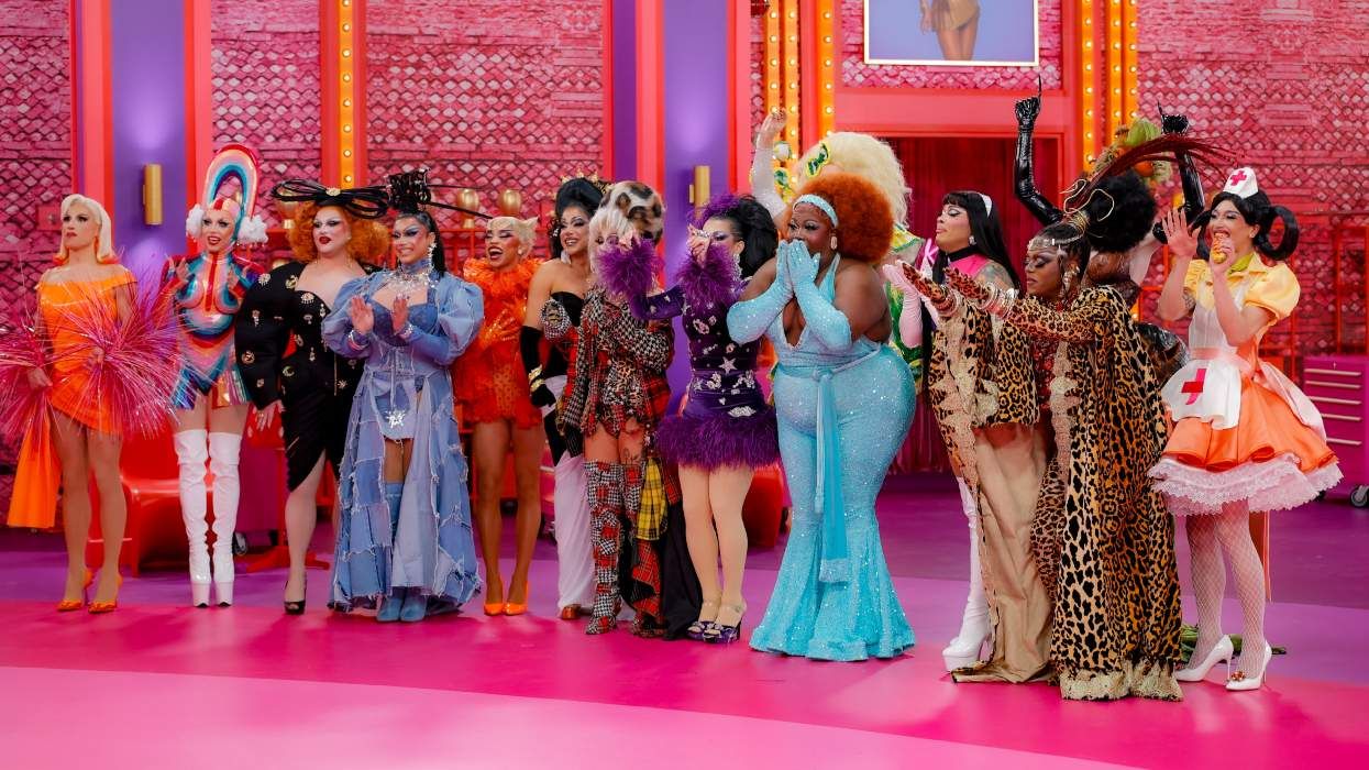 The cast of queens on RuPaul's Drag Race season 18 episode 1