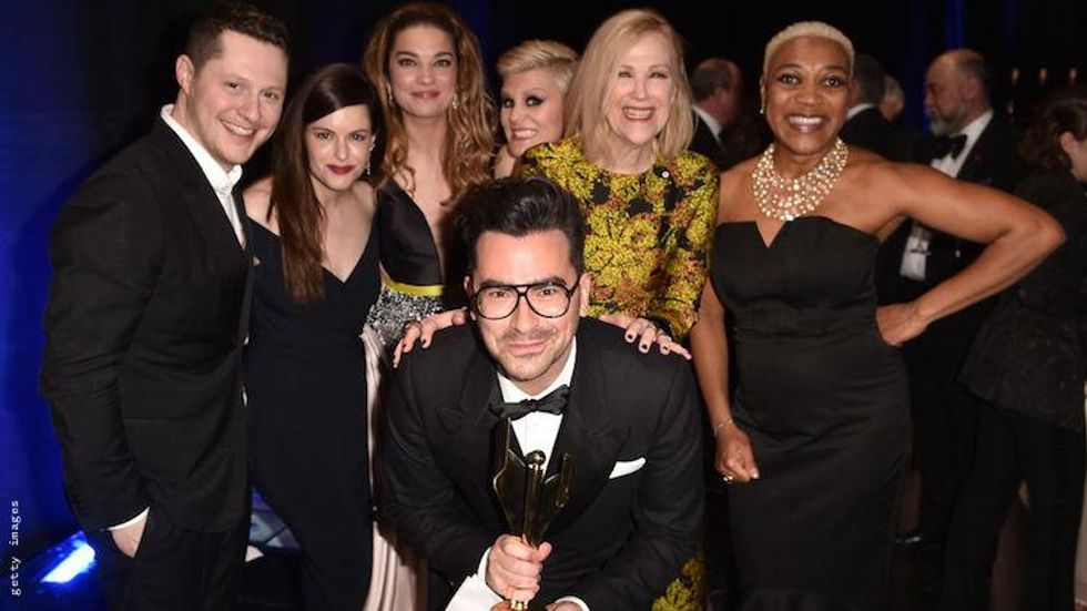 The Cast of Schitt's Creek at the Canadian Screen Awards
