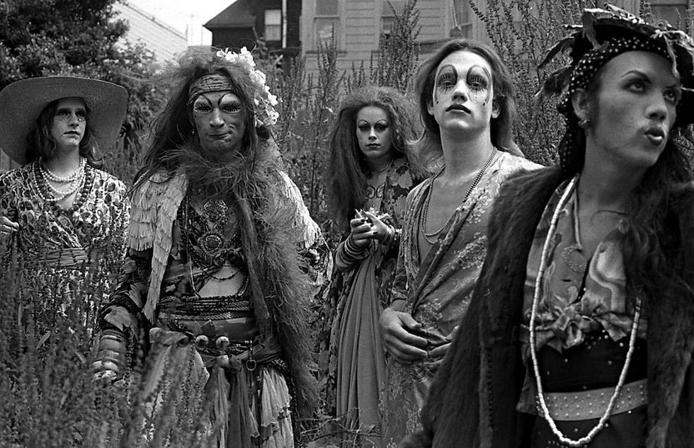 The Cockettes in a Field of Lavender, 1970