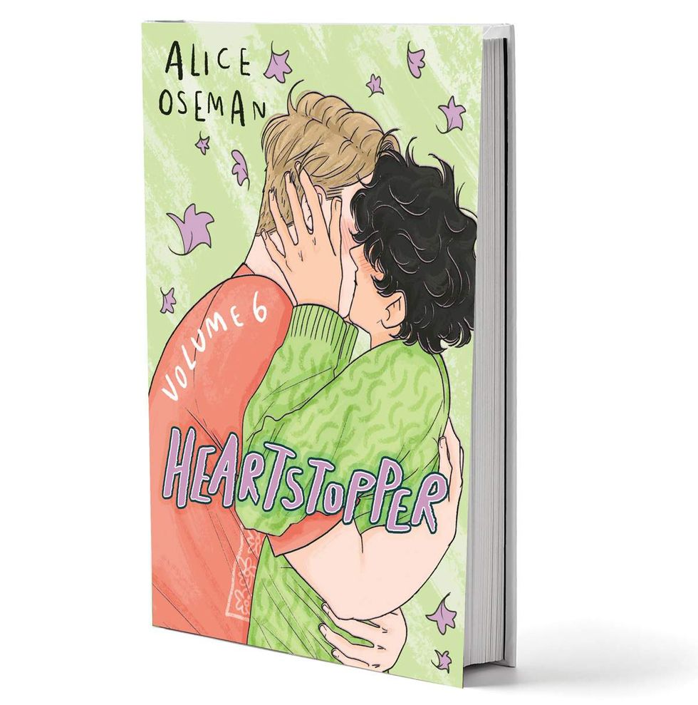The cover of young adult graphic novel Heartstopper Volume 6
