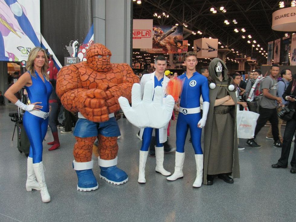 The Fantastic Four and Dr. Doom