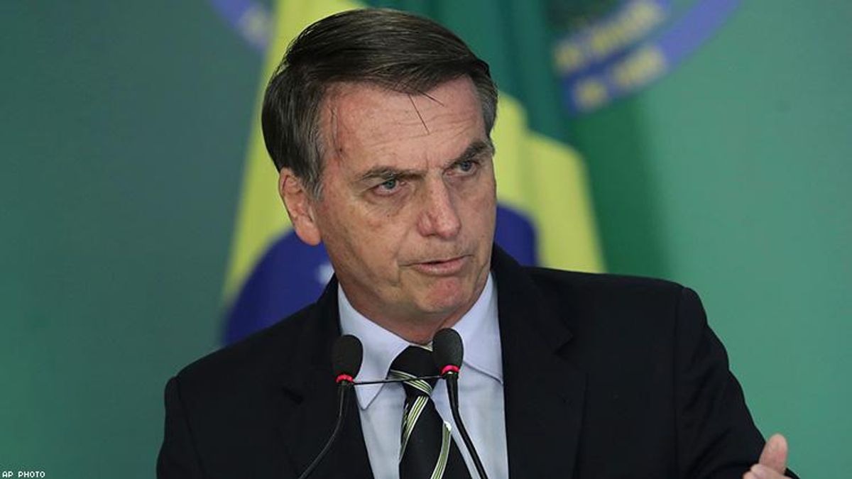 The Homophobic President of Brazil Just Tweeted a Video of Gay Sex