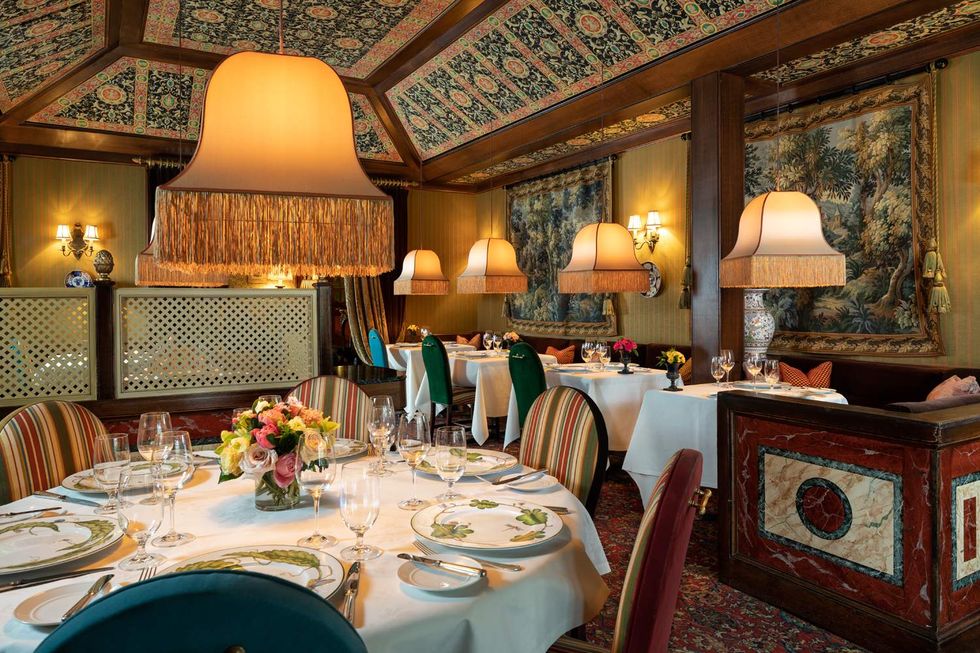 The Inn at Little Washington\u2019s main dining room, host to political and Hollywood royalty