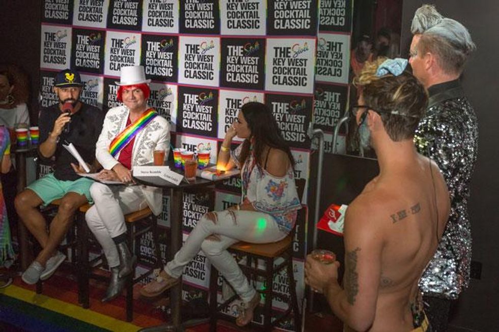 The judges deliberate at Side Bar.