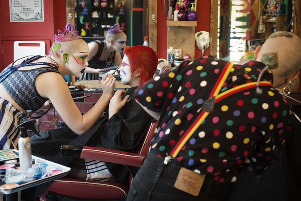 The 'Ladyboi Hairsculptors' of Tuttii Fruittii London