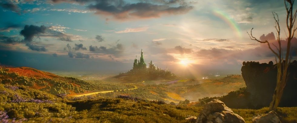 The Land of Oz in the Wicked movie